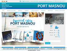 Tablet Screenshot of portmasnou.com